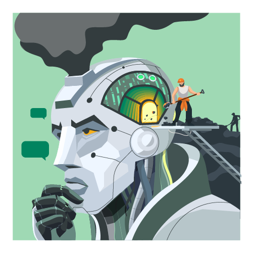 AI-energie verbranden